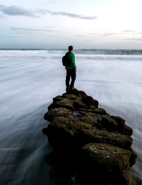 a-man-at-the-beach